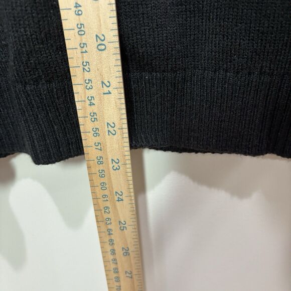 Cats Ugly Christmas Sweater Meowy Xmas Women M Black Kitty Grumpy Cat Lady Tacky - Picture 3 of 8